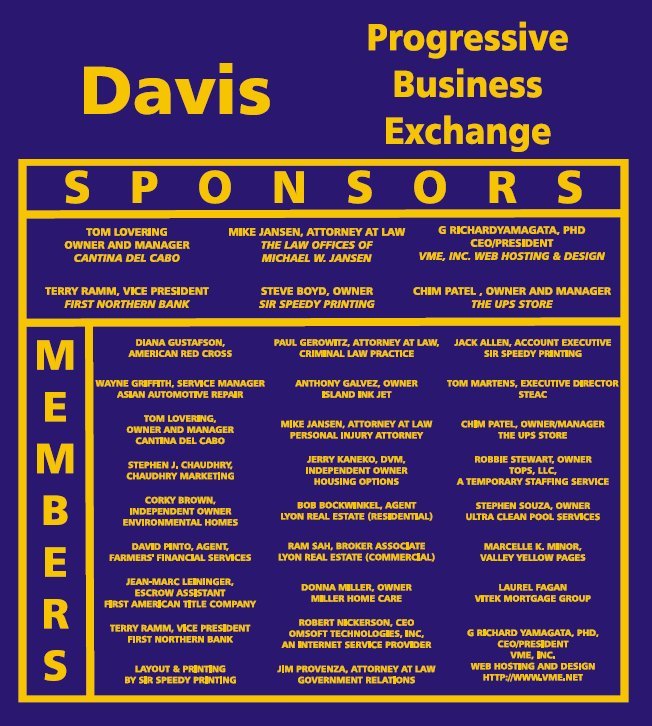 Event Member Sponsors